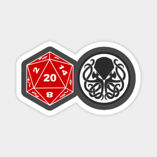 The D20 of C'thulhu Magnet