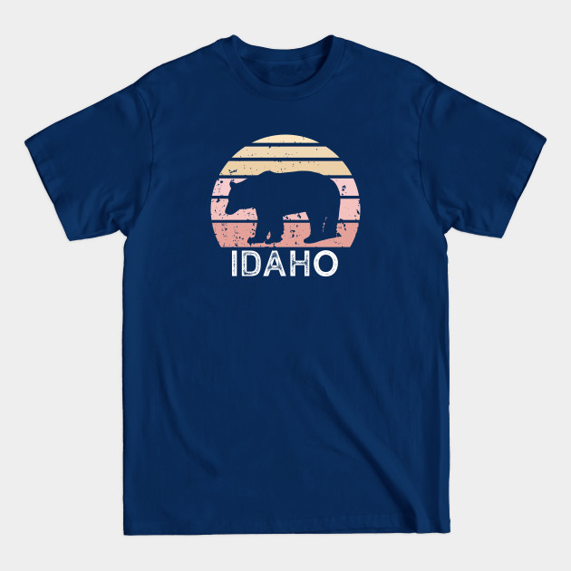 Discover Idaho Retro Bear - Idaho - T-Shirt