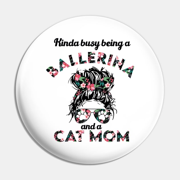 Ballerina cat mom funny gift . Perfect present for mother dad friend him or her Pin by SerenityByAlex