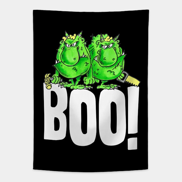 Boo! Tapestry by brendanjohnson