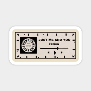 Taemin - Just Me And You Song Label Magnet