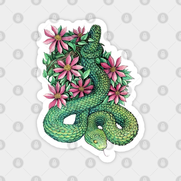 Bush Viper Magnet by GnarlyBones