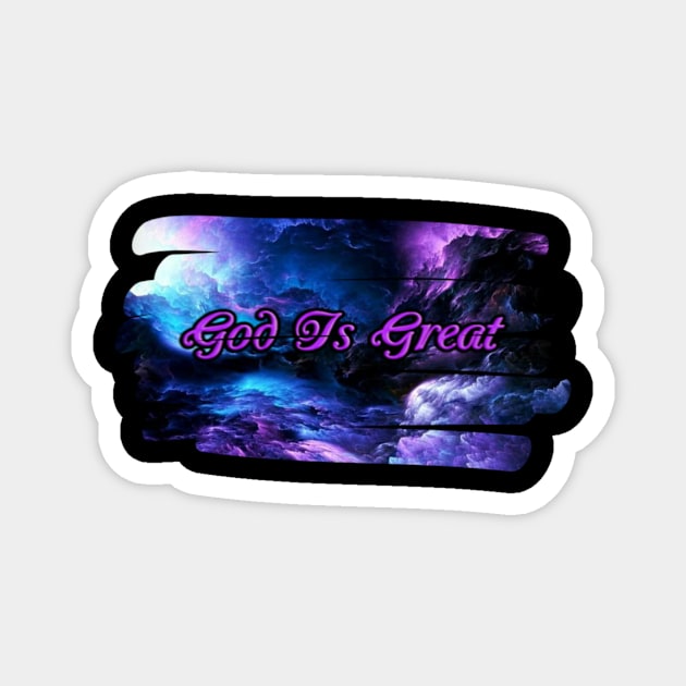 God Is Great Magnet by Spiritual Inspiration Store