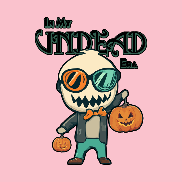 In My Undead Era Tee for Halloween Spooky Zombie by KromADesign