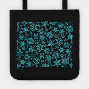 fa la la la llama christmas lights snowflakes Tote