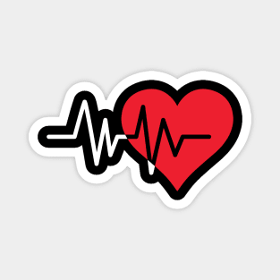 heartbeat waves Magnet