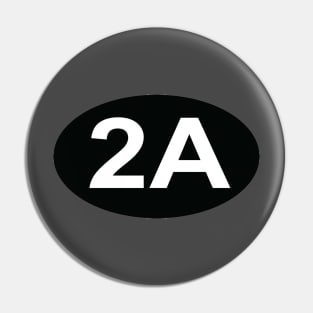 2A 2nd Amendment Pin