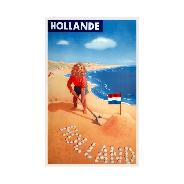 Hollande - Netherlands Vintage Poster by vintagetreasure