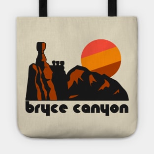 Retro Bryce Canyon ))(( Tourist Souvenir National Park Design Tote