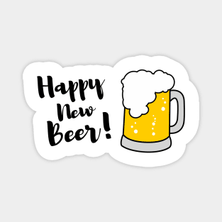 happy new beer Magnet