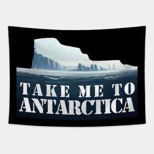 Take Me To Antarctica - Winter Vacation Tapestry