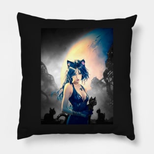 Death, The Endless, Dreaming, and Cats Pillow