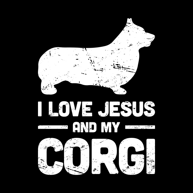 Corgi - Funny Jesus Christian Dog by MeatMan