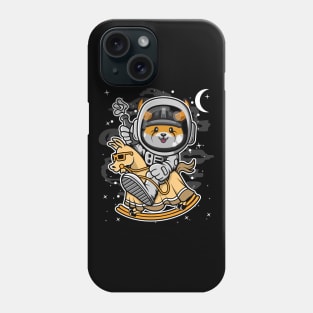 Astronaut Horse Floki Inu Coin To The Moon Floki Army Crypto Token Cryptocurrency Blockchain Wallet Birthday Gift For Men Women Kids Phone Case