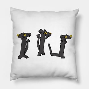 Funny Dancing dragons meme Pillow