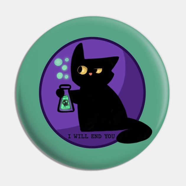 Murder Cat - Poison Version Pin by KHallion