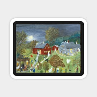 grandma moses Magnet