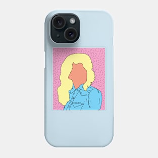 illustration women pop no face Phone Case