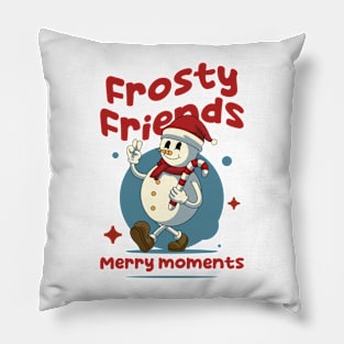 Frosty Friend Christmas Pillow