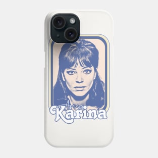 Anna Karina // ORIGINAL Retro Nouvelle Vague Fan Design Phone Case