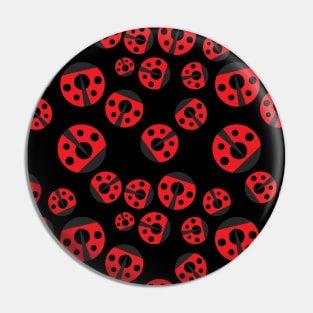 Ladybug Pattern Pin