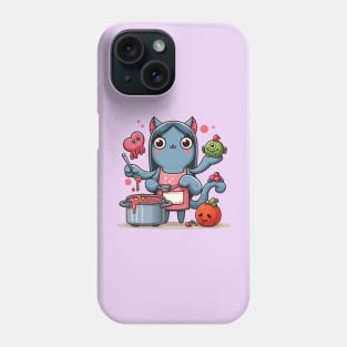 Cooking monster mama Phone Case