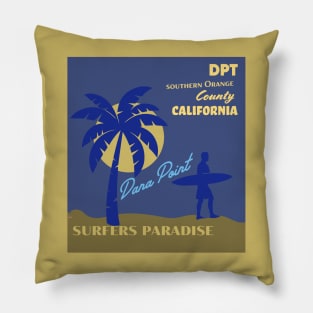 Dana Point. California Beach Pillow