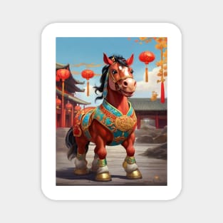 KUNG HEI FAT CHOI – THE HORSE Magnet