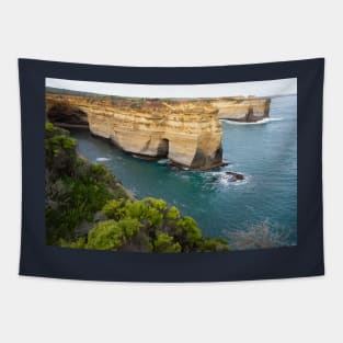 Loch Ard Gorge limestone cliffs. Tapestry