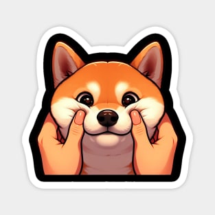 You Are So Cute meme Shiba Inu Magnet