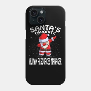 Santas Favorite Human Resources Manager Christmas Phone Case