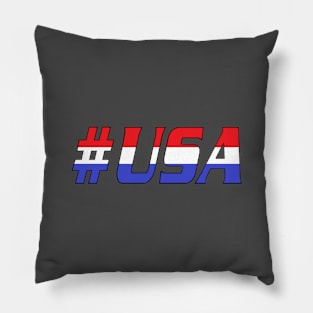 Hashtag USA Novelty Pillow