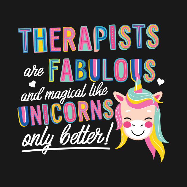 Therapists are like Unicorns Gift Idea by BetterManufaktur