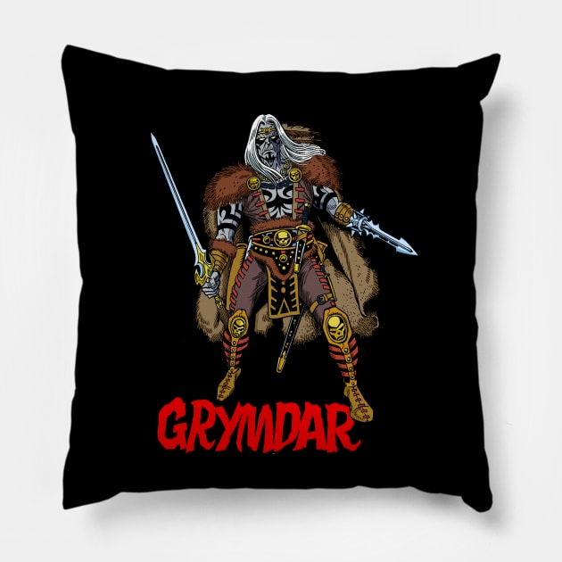 Grymdar 1 Pillow by Blue Moon Comics Group