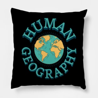 Human Geography Pillow