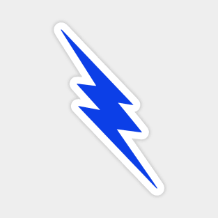 Blue Lightning Bolt Magnet