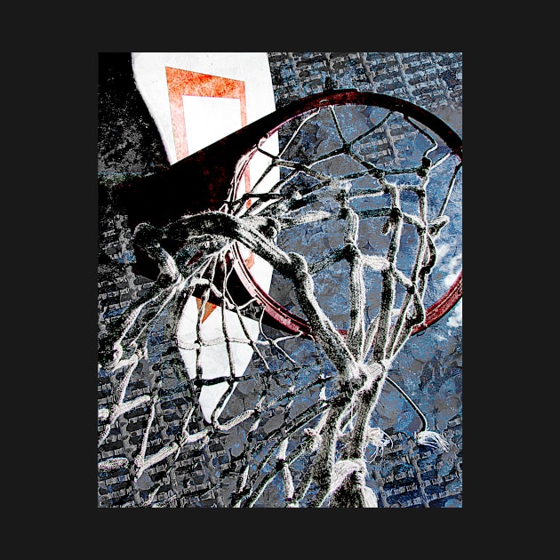 Basketball art print swoosh 43- Takumipark basketball artwork by takumipark