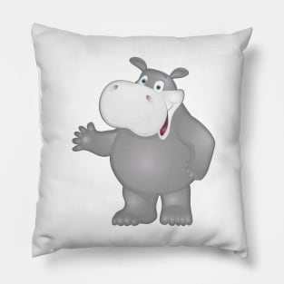 Cute Talking Baby Hippo Pillow