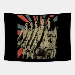 Fab Five || Basketball Tapestry