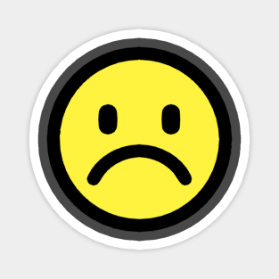 Sad Face Emoji :( Magnet