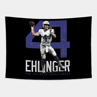 Sam Ehlinger Indianapolis Bold Number Tapestry