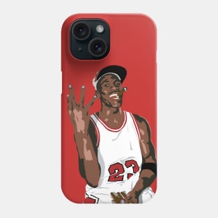 Michael Jordan Championship Celebration Phone Case