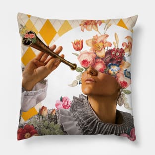 Compare flowers to the beauty of women Pillow