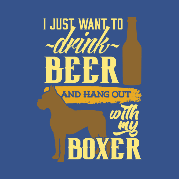 Drink Beer Hangout with My Boxer by Jled