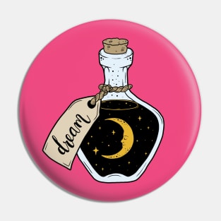 Dream in a bottle Pin