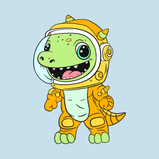 Kids Dinosaur in Space, Dino Explorer! T-Shirt