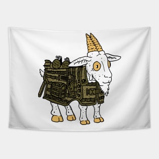 tactical goat Tapestry