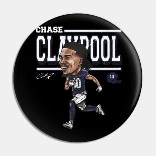 Chase Claypool Chicago Cartoon Pin