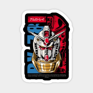 RX78 Mecha Art Magnet