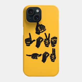 I love you. Sign language. Love has no boundaries Phone Case